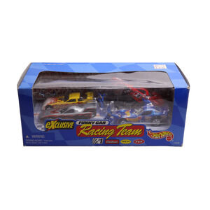 1997 Hot Wheels Exclusive Funny Car Racing Teams 4 Car Pack 1/64 DieCast